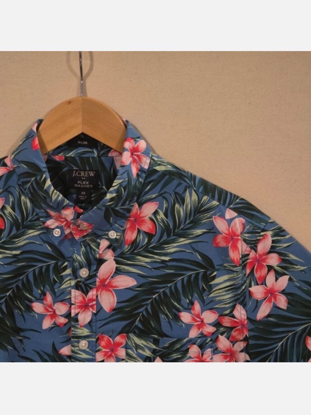 J. Crew Flex Washed Slim Fit Button Down M